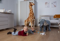 Powkoo Grand hamac à jouets pour chambre d'enfant, 213,4 x 149,9 x 149,9  cm- : : Bébé et Puériculture