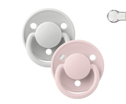 2 Chupetes BIBS De Lux Haze/Blossom