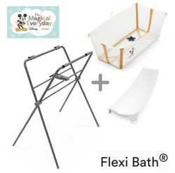 Pack Flexi Bath bañera+soporte blanco
