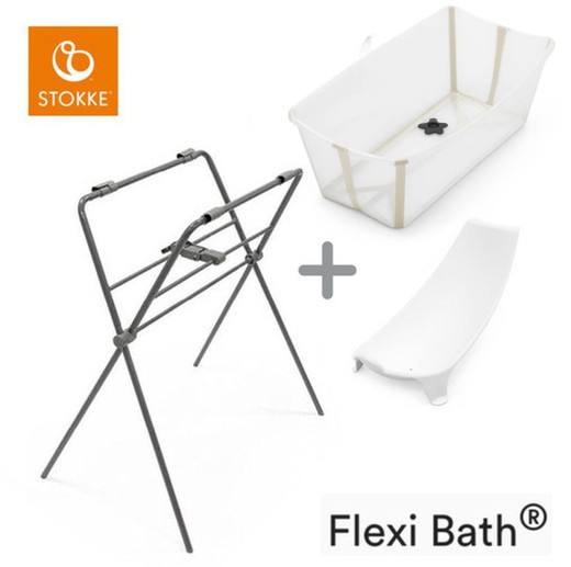 Bañera con soporte y hamaca Flexi Bath completa