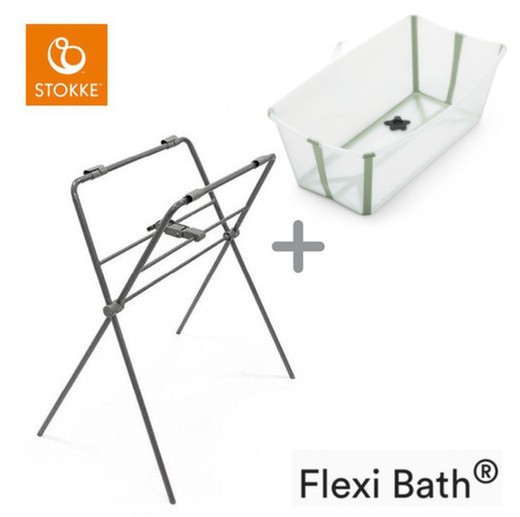 Bañera Flexi Bath con soporte (patas plegables)