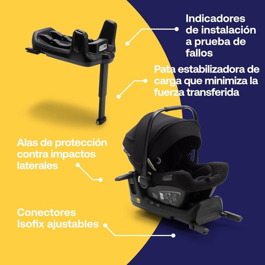 Bugaboo Turtle Air with winged isofix base by Nuna Noari Kids