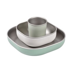 Béaba 3-piece stainless steel tableware set