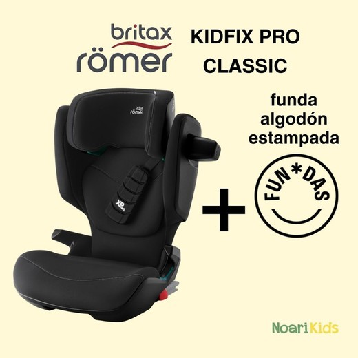 Britax Römer Kidfix PRO (Classic) con funda Fun*das BCN