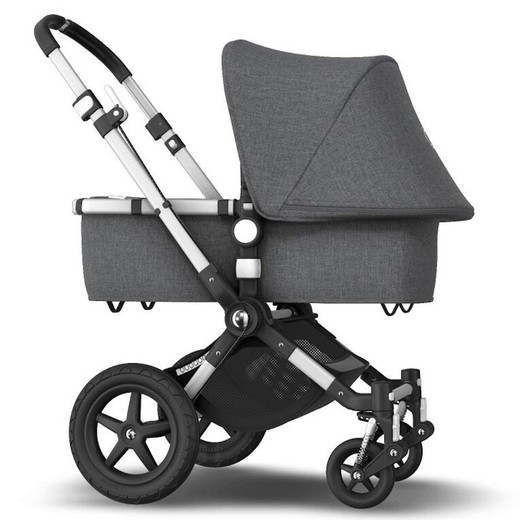 Bugaboo Cameleon 3 Plus duo stroller complete Aluminum Gray Melange