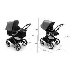 Bugaboo Cameleon 3 Plus Chasis Negro Base Negra Capota Negra