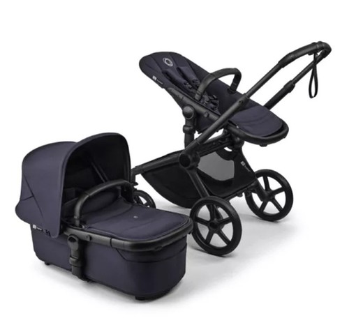 Bugaboo Fox 5 Renew completo negro/azul indigo-azul indigo