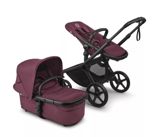 Bugaboo Fox 5 Renew completo negro/rojo cereza-rojo cereza