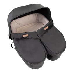 Capazo gemelar Mountain Buggy Duet - carrycot plus for twins - Negro
