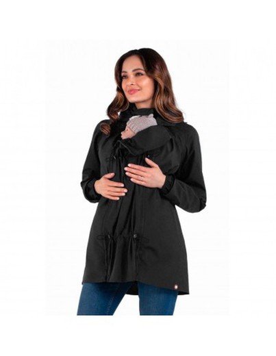 Numbat Go Black Baby Carrier and Maternity Jacket