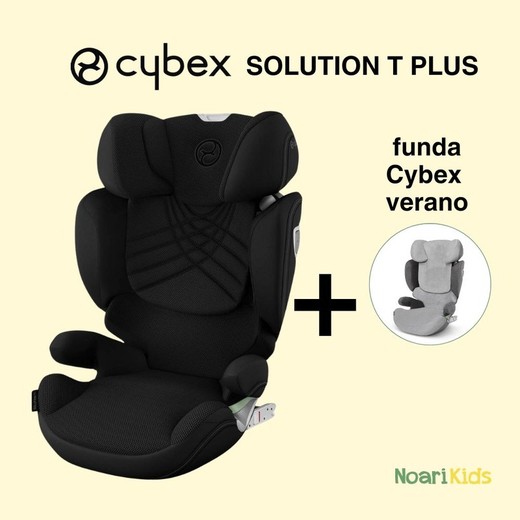 Cybex Solution T i-Fix plus con funda de verano Cybex