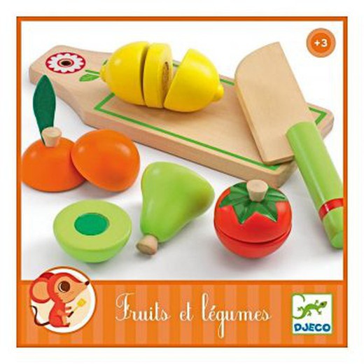 Frutas y vegetales para cortar Djeco