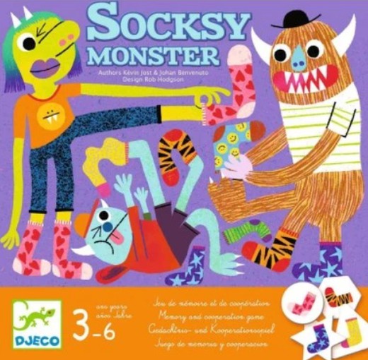 Juego Socksy Monster Djeco