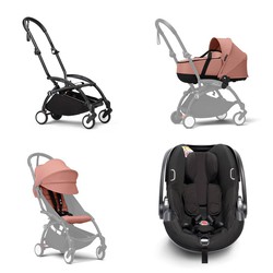 PACK COMPLETO Silla de paseo Stokke YOYO3 con capazo, silla de auto y color pack 6+