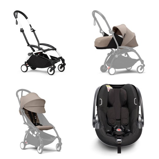 PACK COMPLETO Silla de paseo Stokke YOYO³ con pack recién nacido, silla de auto y color pack 6+