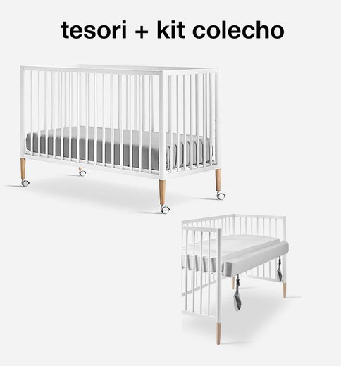 Cuna TESORI COLECHO (incluye Kit colecho de Cotinfant)