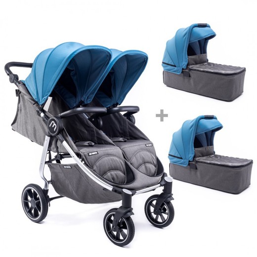 PACK GEMELAR Baby Monsters Easy Twin 4 con 2 capazos