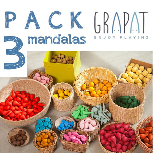 Pacote Mandala Grapat - 3 caixas
