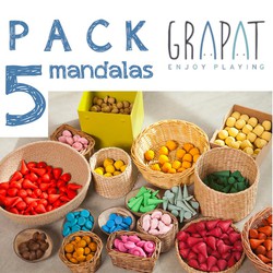 Pack Mandalas Grapat - 5 boîtes