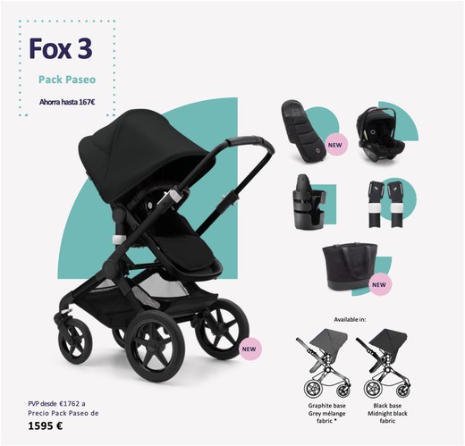 Pack Paseo Plus Bugaboo Fox 3 — Noari Kids