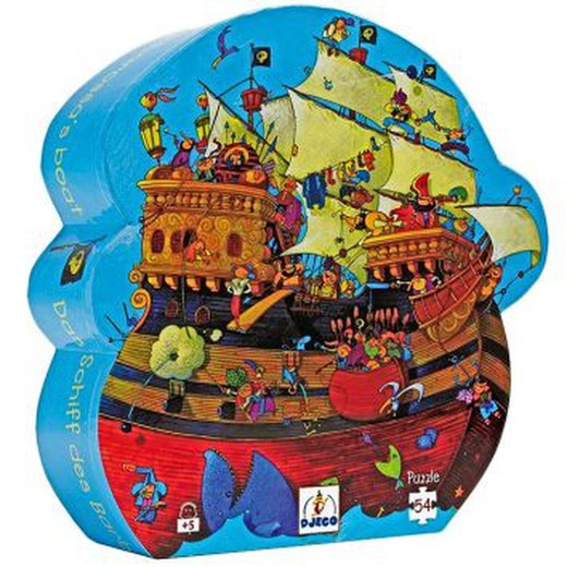 Puzzle silueta El Pirata -36 piezas- Djeco