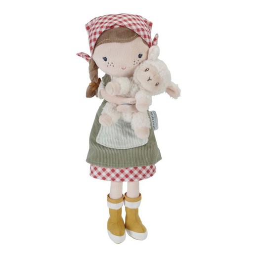 Pink Farmer with Little Dutch Sheep