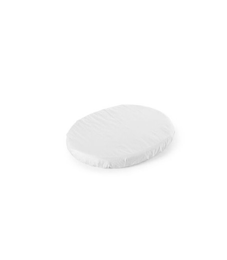 Llençol de sota blanc per a Bressol Sleepi Mini V3 (de 0 a 6 mesos)