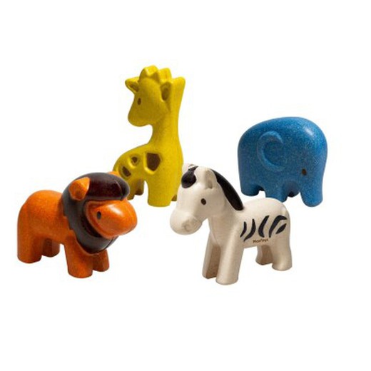 Set animales salvajes Plantoys