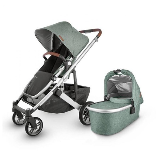 UPPAbaby CRUZ v2 dúo con capazo - EMMETT, verde melange