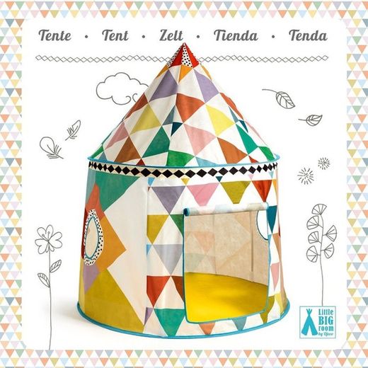 Cabane multicolore