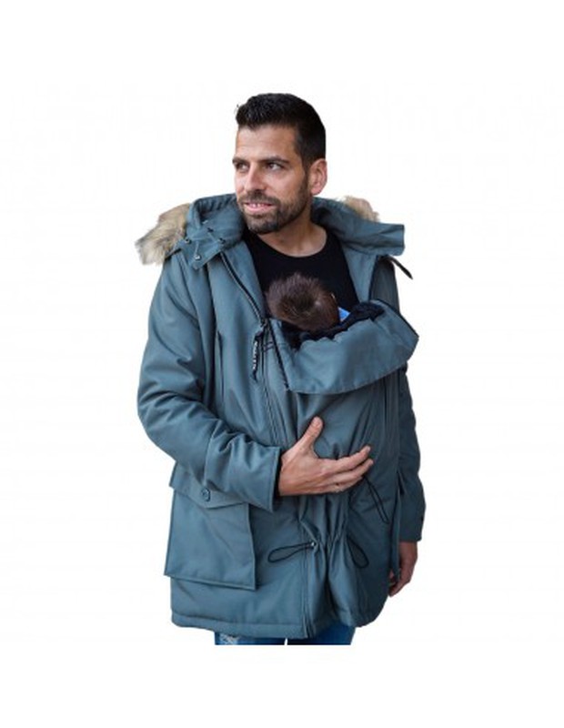 Manteau de portage pour homme - Wombat & Co - Bandicoot Gris