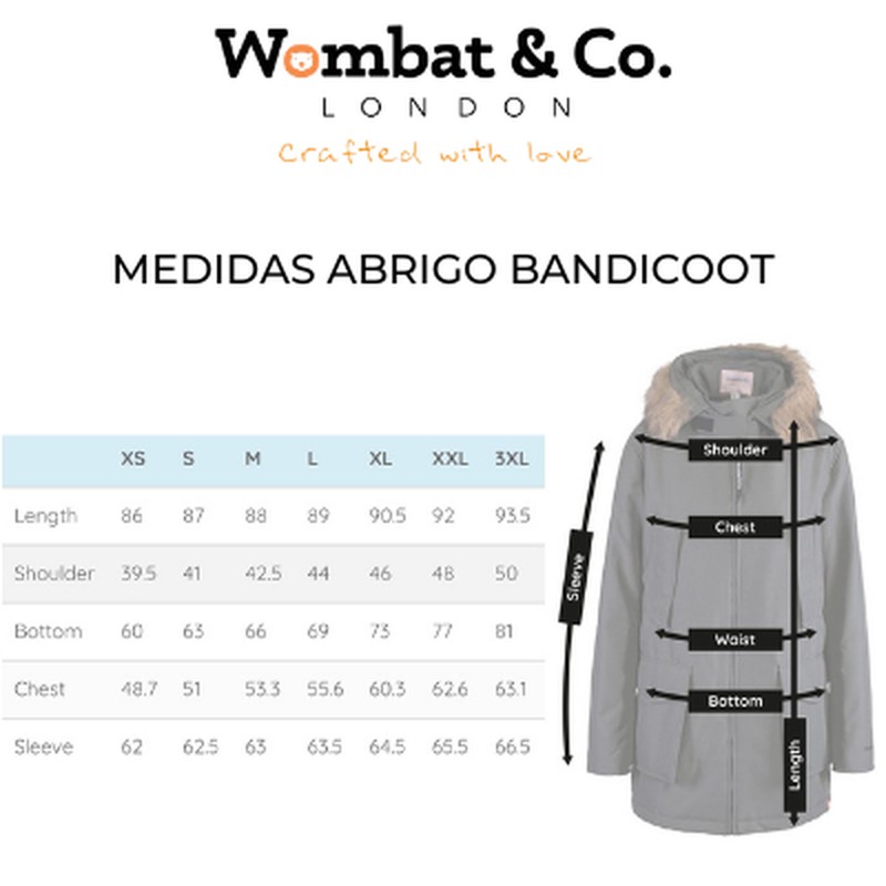 Manteau de portage pour homme - Wombat & Co - Bandicoot Gris