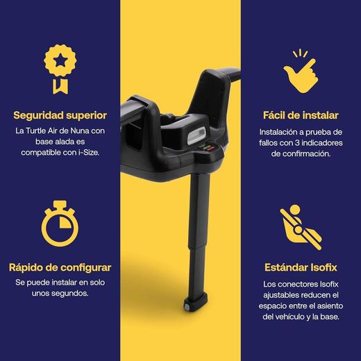 Bugaboo Turtle Air pack with isofix base and ride adapters