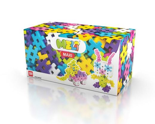 Blocs MELI MAXI Rose 100pcs