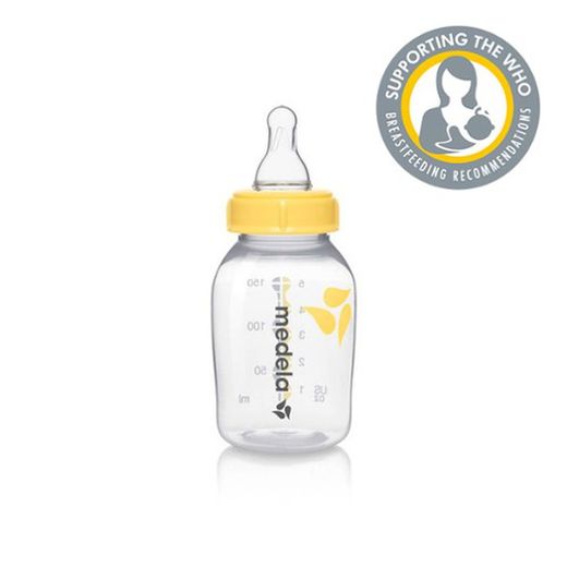 BOTELLA-BIBERÓN 150ML CON TETINA DE FLUJO LENTO TALLA S