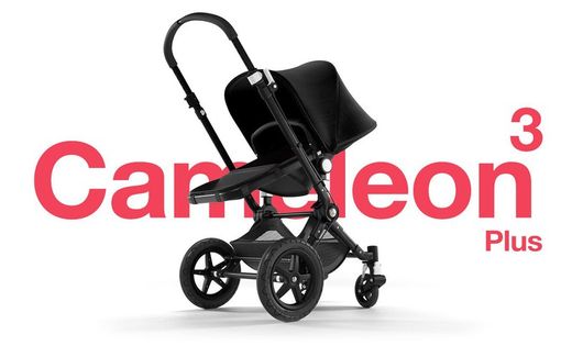 Bugaboo Cameleon 3 Plus completo - Negro / Negro