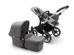 Bugaboo Donkey3 full duo Aluminium / Melange Grey