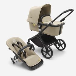 Bugaboo Fox Cub completo negro/taupé desierto-taupé desierto