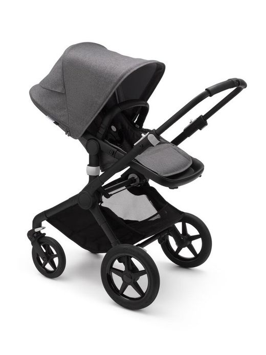 Bugaboo Fox2 completo Negro / Gris Melange