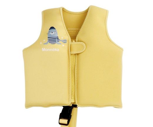 Chaleco Flotador Aprendizaje Seal Yellow - Monnëka