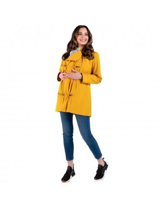 Chaqueta de porteo y premamá Numbat Go Amarilla