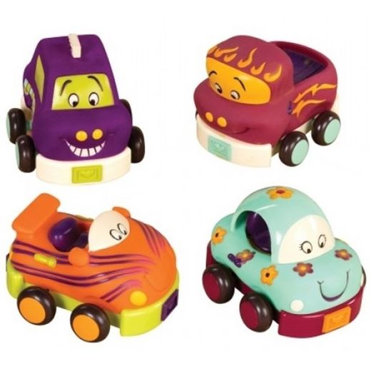 Squishy Friction Cars B-You Wheeee-Is !