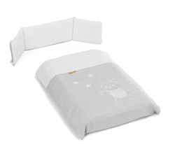 Conjunto Nórdico + Protector para Minicuna DOCO 90x50