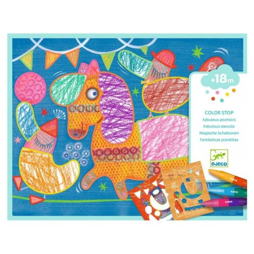 Create with tightrope walker shapes and Djeco balls