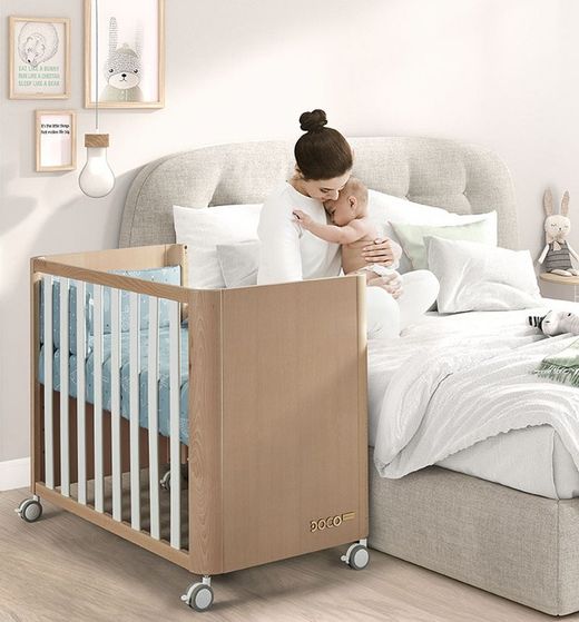 DOCO Sleeping WOOD 120x60 Cozy Cot - Complete