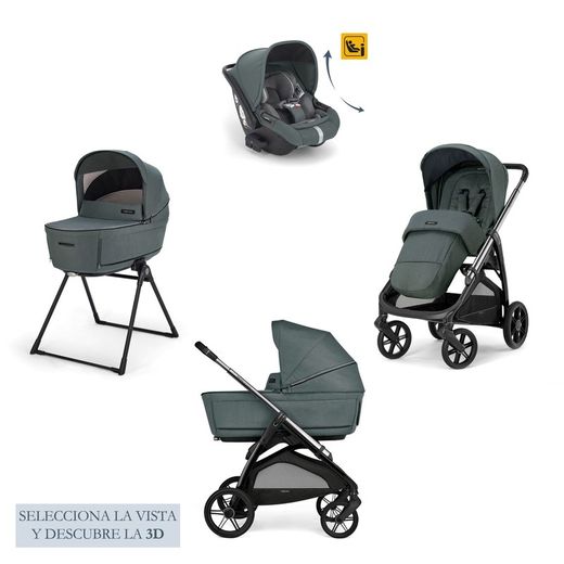 Inglesina Aptica System Quattro con silla de auto Darwin Recline (2025)