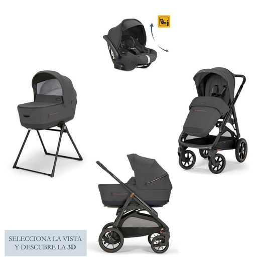 Inglesina Aptica XT System Quattro con silla de auto Darwin Recline (2025)