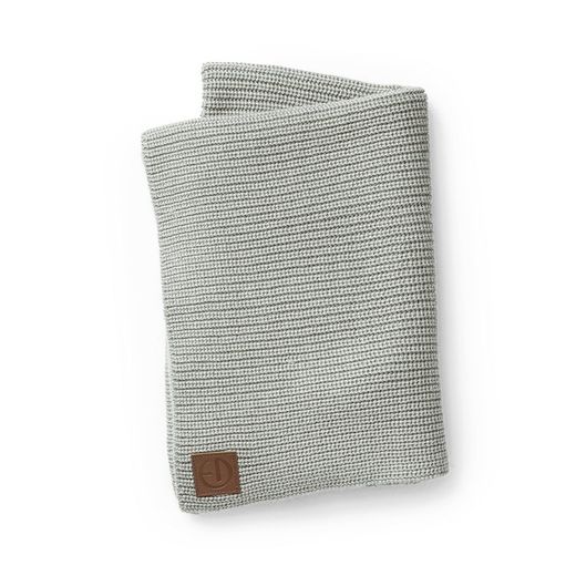 Coperta lavorata a maglia di lana