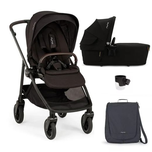 Nuna Swiv con capazo Lytl (con bolsa de transporte y posavasos)