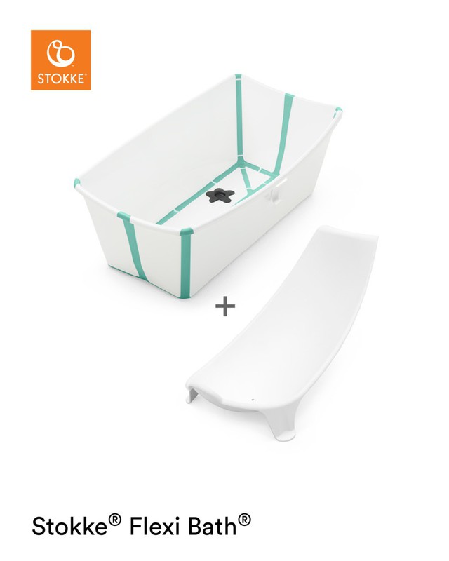 Stokke Flexi Bath vasca da bagno pieghevole + pacchetto amaca